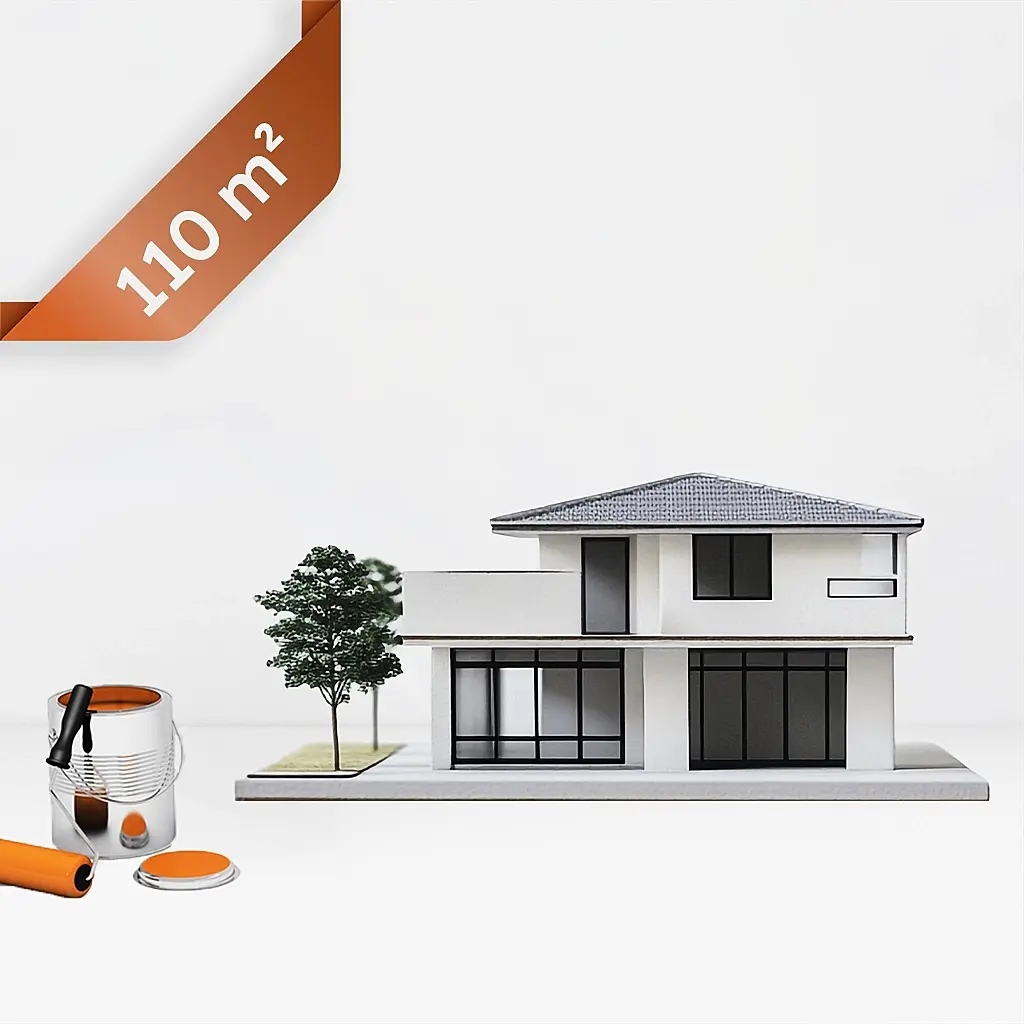 110 m² ye Kadar Boya Badana