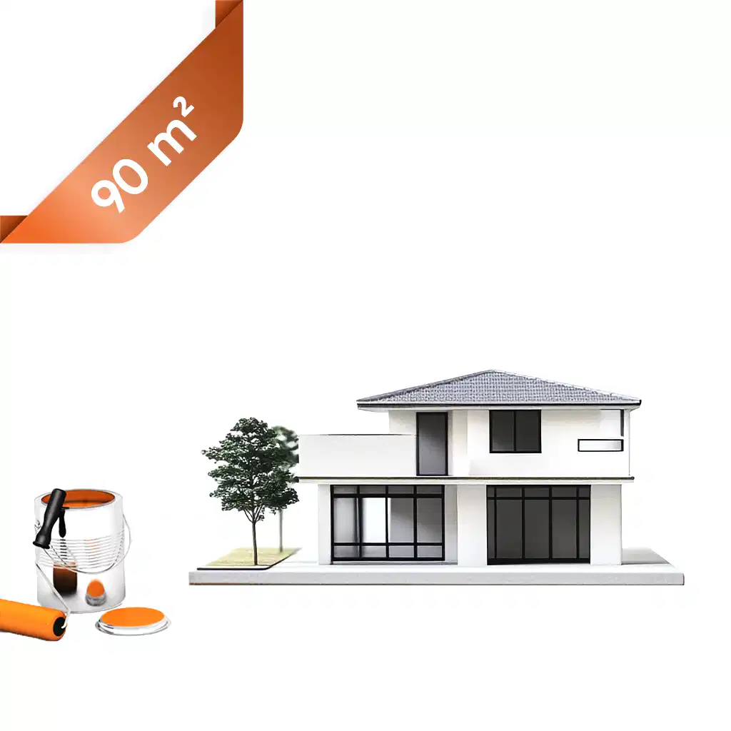 90 m² ye Kadar Boya Badana